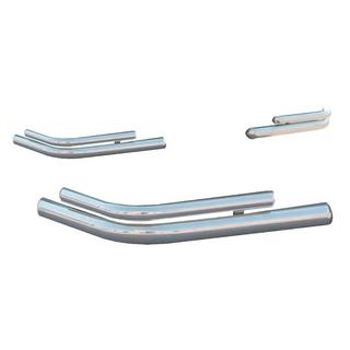 Задние двойные уголки AK003-double (2 шт., нержавейка) Jeep Grand Cherokee WK 2004-2010 гг.