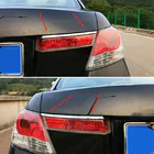 Honda Accord VIII 2008-2012 гг. Хромированные Накладки на Задние Фонари (2 шт, Пластик) фото 1