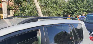 Toyota Rav 4 2006-2013 гг. Рейлинги Skyport (черные) фото 4