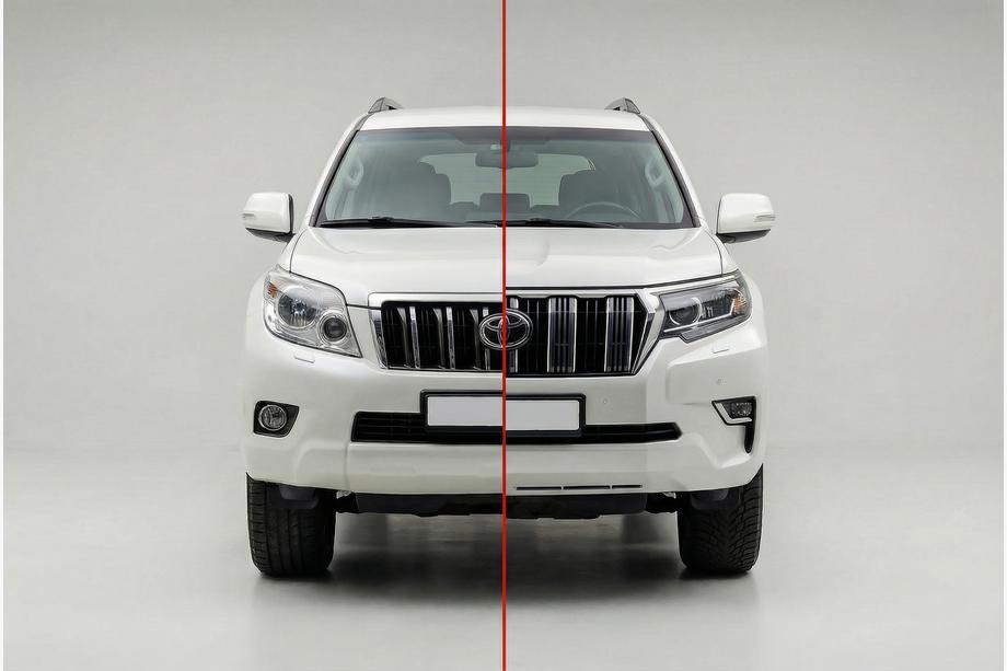 Toyota Land Cruiser Prado 150 2009-2023 гг. Комплект рестайлинга 2009-2016 на 2017- (с фарами Full LED) Image