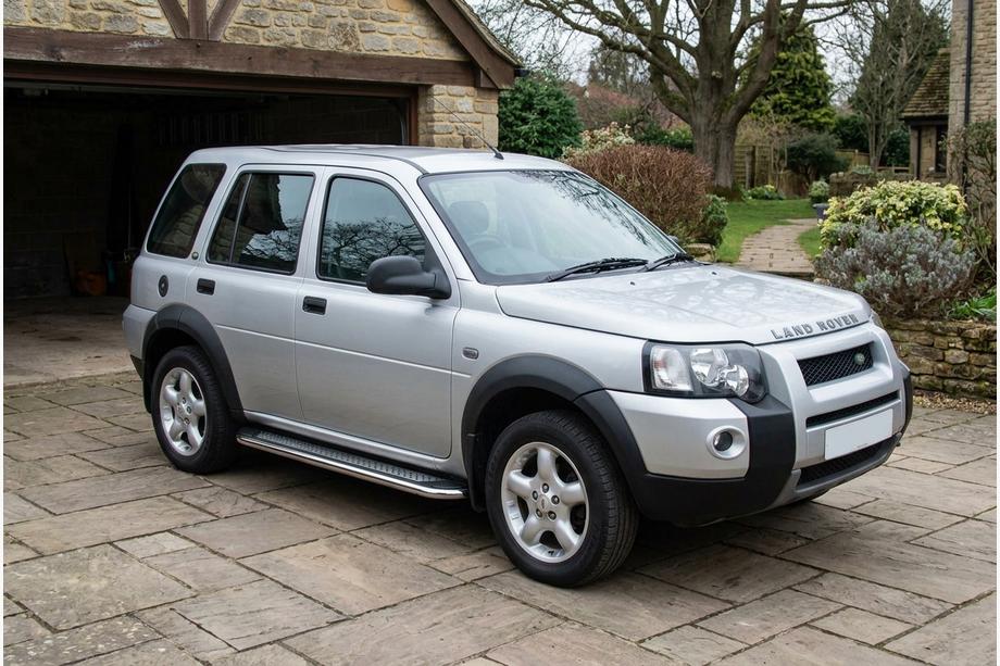 Land Rover Freelander I 1997-2006 гг. Боковые Подножки Maydos V2 (2 шт., Алюминий и Нержавейка) Image
