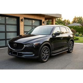 Боковые Подножки Allmond Black (2 шт., Алюминий) Mazda CX-5 2017–2025 гг. фото 1