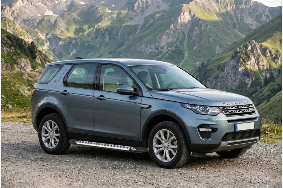 Land Rover Discovery Sport 2014- гг. Боковые Подножки Line (2 шт., Алюминий) Фото 1