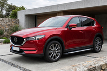 Mazda CX-5 2017–2025 гг. Боковые Подножки Line (2 шт., Алюминий) фото 1