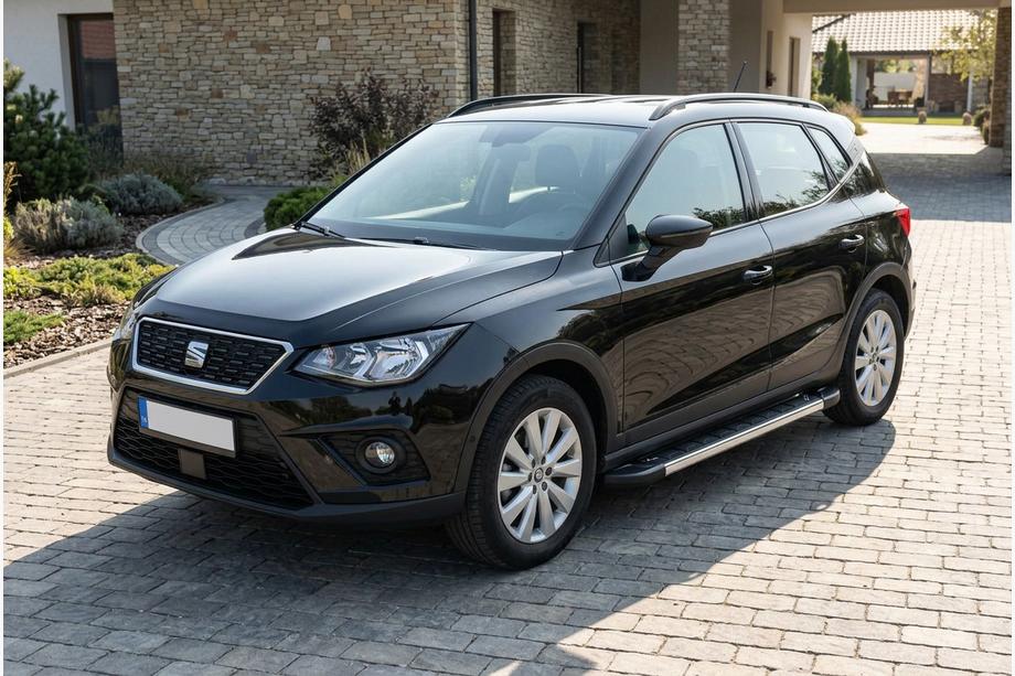 Seat Arona 2017- гг. Боковые пороги RedLine V1 (2 шт., алюминий) Фото 1