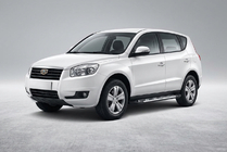 Geely Emgrand X7 2011- гг. Боковые Подножки Sunrise (2 шт., Алюминий) фото 1