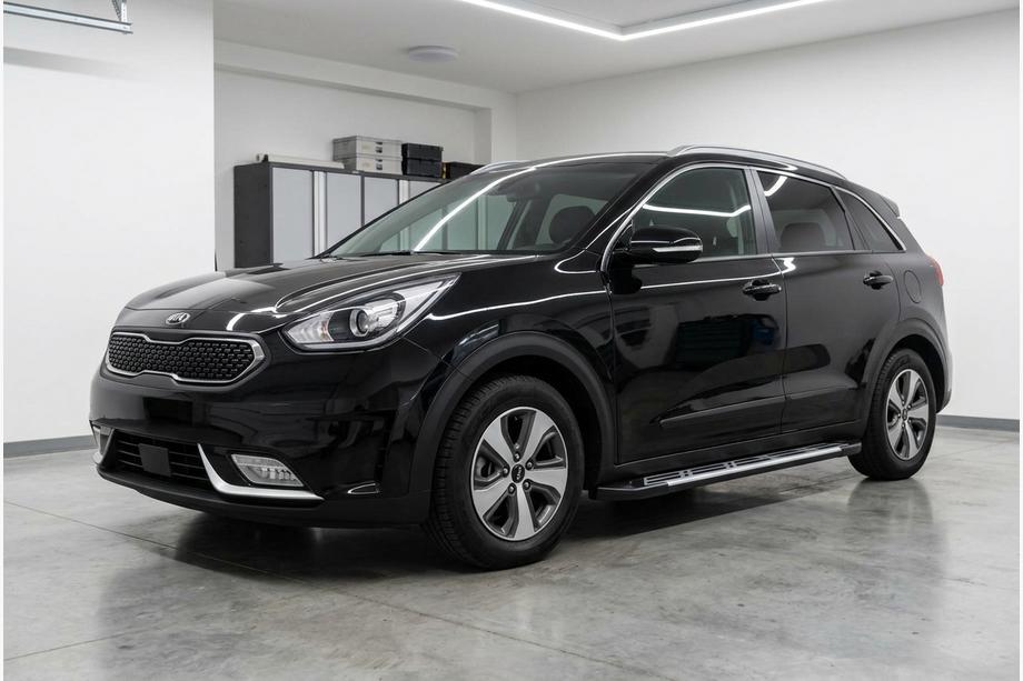 Kia Niro 2016–2021 гг. Боковые Подножки Sunrise (2 шт., Алюминий) Фото 1