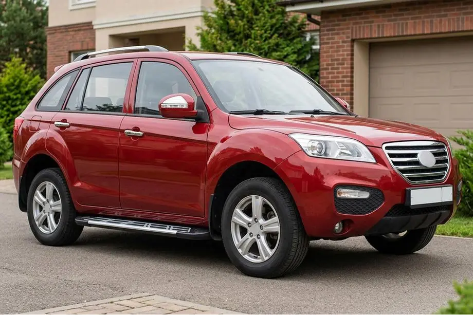 Lifan X60 2011- гг. Боковые Подножки Sunrise (2 шт., Алюминий) Image