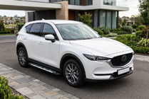 Mazda CX-5 2017–2025 гг. Боковые Подножки Sunrise (2 шт., Алюминий) фото 1