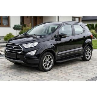 Боковые Подножки Tayga Black (2 шт., Алюминий) Ford Ecosport 2013-2022 гг. фото 1