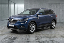 Renault Koleos 2016-2024 гг. Боковые Подножки Tayga Black (2 шт., Алюминий) фото 1