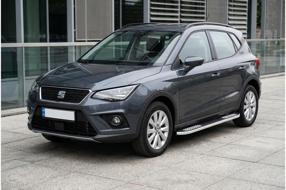 Seat Arona 2017- гг. Боковые Подножки Tayga V2 (2 шт., Алюминий) Фото 1
