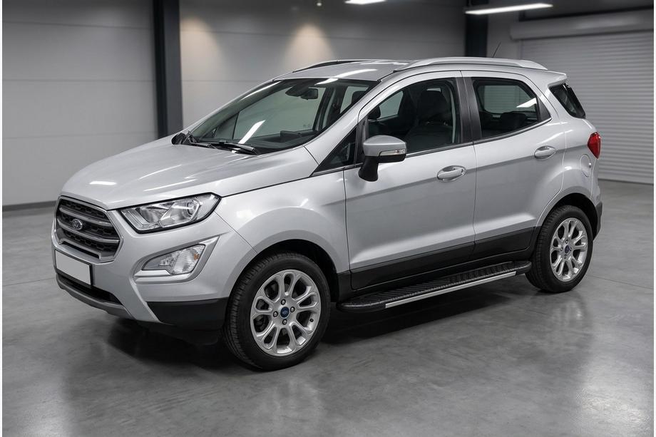 Ford Ecosport 2013-2022 гг. Боковые Подножки Bosphore Grey (2 шт., Алюминий) Фото 1