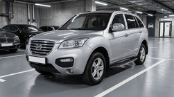 Lifan X60 2011- гг. Боковые Подножки Bosphore Grey (2 шт., Алюминий) фото 1