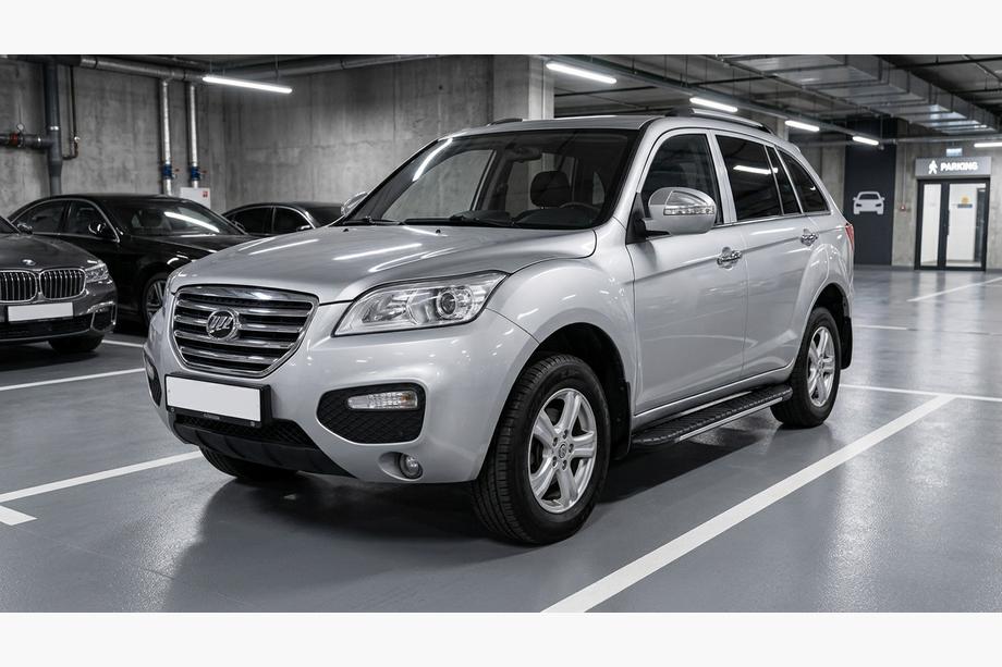 Lifan X60 2011- гг. Боковые Подножки Bosphore Grey (2 шт., Алюминий) Image