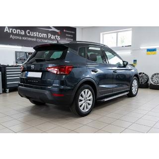 Боковые Подножки Duru (2 шт., Алюминий) Seat Arona 2017- гг. фото 1