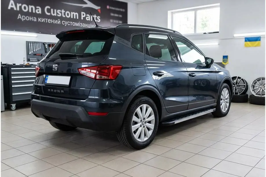 Seat Arona 2017- гг. Боковые Подножки Duru (2 шт., Алюминий) Image