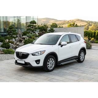 Боковые Подножки Rainbow (2 шт., Алюминий) Mazda CX-5 2017–2025 гг. фото 1