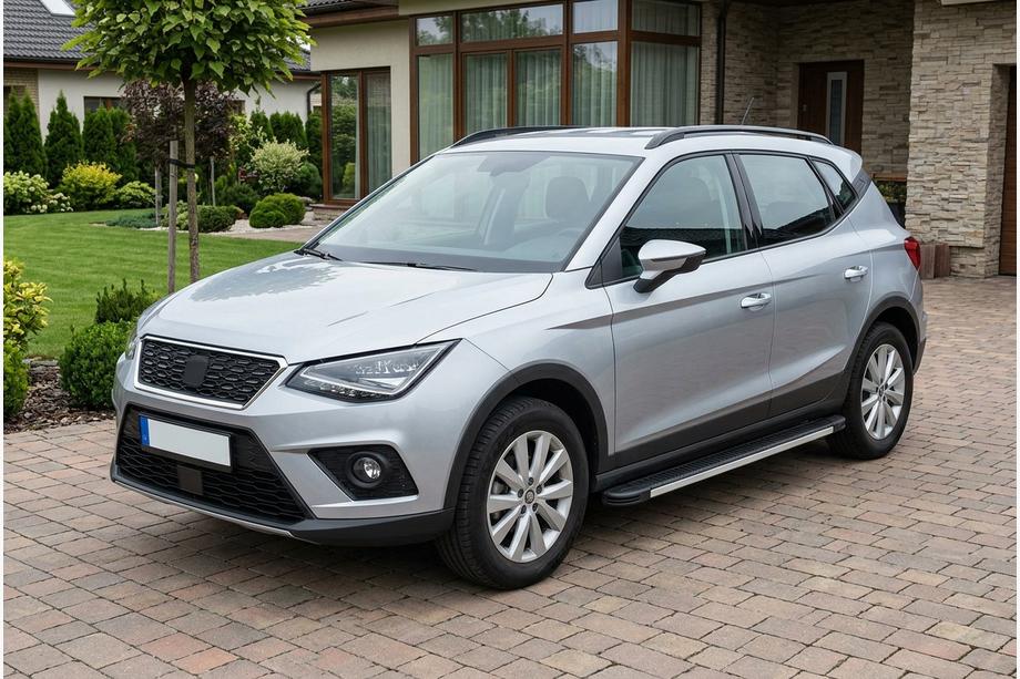 Seat Arona 2017- гг. Боковые Подножки Maya V1 (2 шт., Алюминий) Фото 1