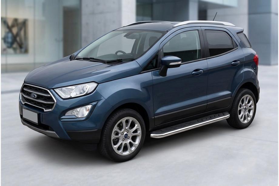 Ford Ecosport 2013-2022 гг. Боковые Подножки Maydos V1 (2 шт., Алюминий) Фото 1