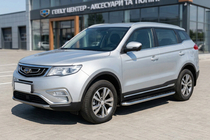 Geely Emgrand X7 2011- гг. Боковые Подножки Maydos V1 (2 шт., Алюминий) фото 1