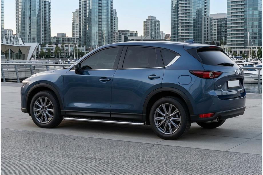 Mazda CX-5 2017–2025 гг. Боковые Подножки Maydos V1 (2 шт., Алюминий) Image