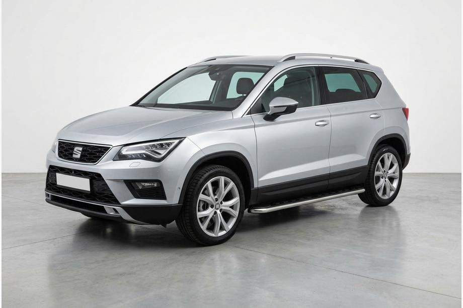 Seat Ateca 2016- гг. Боковые Подножки Maydos V1 (2 шт., Алюминий) Image