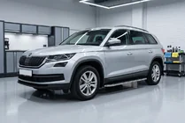 Skoda Kodiaq 2016-2023 гг. Боковые Подножки Maydos V1 (2 шт., Алюминий) фото 1