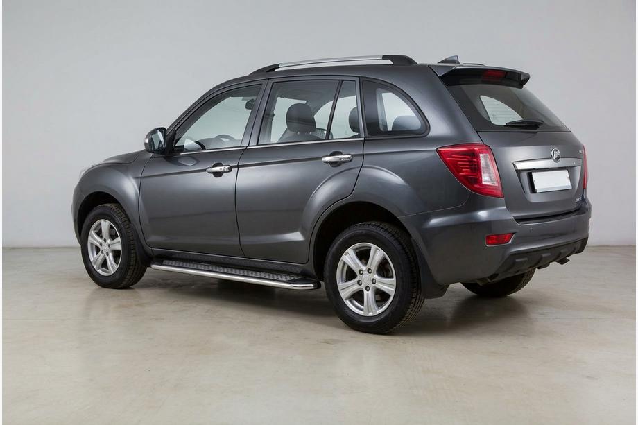 Lifan X60 2011- гг. Боковые Подножки Maydos V2 (2 шт., Алюминий и Нержавейка) Image