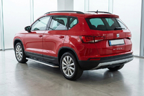 Seat Ateca 2016- гг. Боковые Подножки Maydos V2 (2 шт., Алюминий и Нержавейка) фото 1
