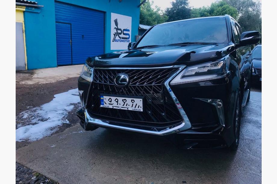 Lexus LX570/450d 2008-2022 гг. Комплект обвеса (TRD Sport 2017-2020) Белый Фото 10