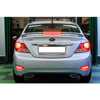 Спойлер Niken V2 (под покраску) Hyundai Accent 2011-2017 гг. фото 1