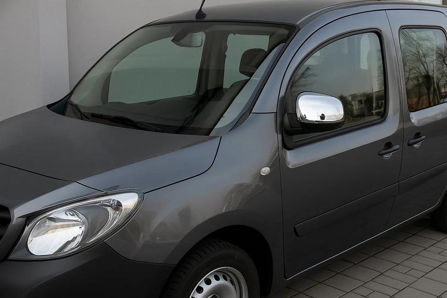 Mercedes Citan 2013-2021 гг. Накладки на Зеркала (2 шт, Нержавейка) Image