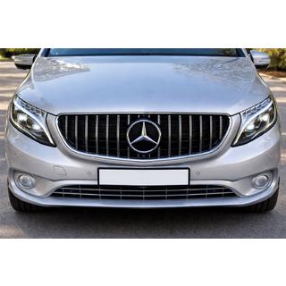 Передняя решетка GT Panamericana Хром (2014-2023 для Vito W447) фото 3
