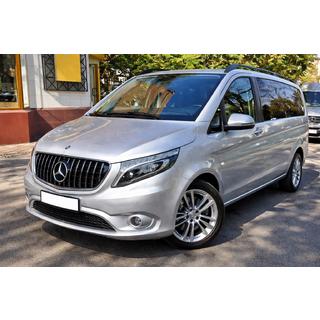 Передняя решетка GT Panamericana Хром (2014-2023 для Vito W447) фото 4