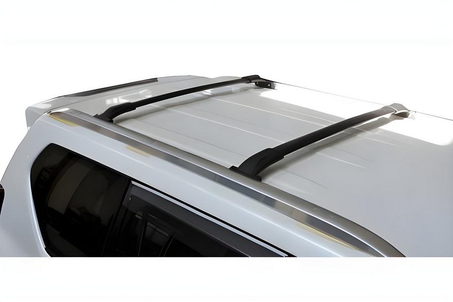 Toyota Land Cruiser Prado 150 2009-2023 гг. Интегрированные рейлинги с поперечинами (Комплект) Фото 2