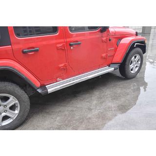 Боковые Подножки OEM V1 (2 шт) Jeep Wrangler 2018- гг. фото 2