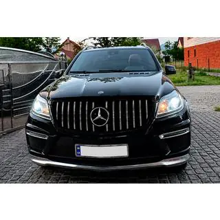 Передняя решетка радиатора GT Panamericana (для GL High) Mercedes GL/GLS class X166 2012-2019 гг. фото 3
