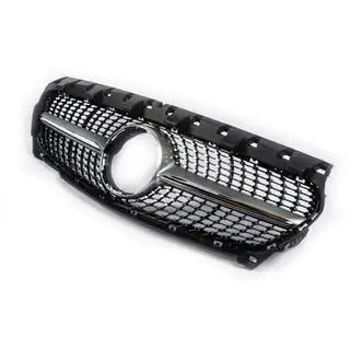 Передняя Решетка Радиатора (2013-2016, Diamond Silver) Mercedes CLA C117 2013-2019 гг. фото 3
