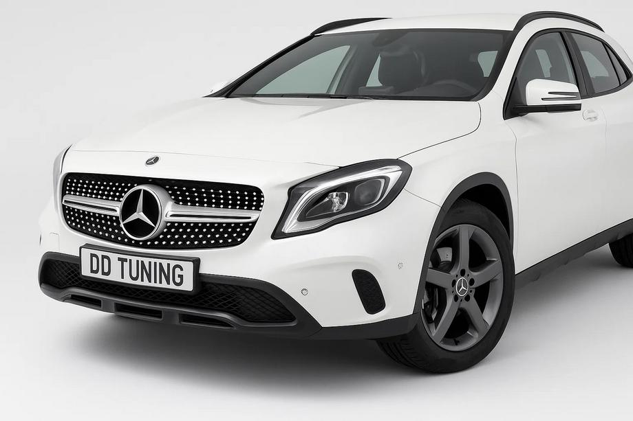 Mercedes GLA X156 2014-2019 гг. Передняя решетка радиатора Diamond Silver (2017-2019) Image