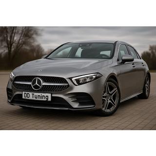 Mercedes A W177 2018-2022 Передняя решетка Diamond Silver