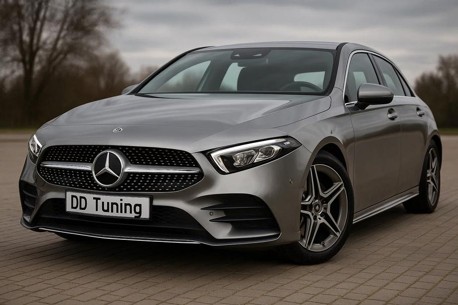 Mercedes A-class W177 2018- гг. Передняя решетка Diamond Silver (для 2018-2022) Image