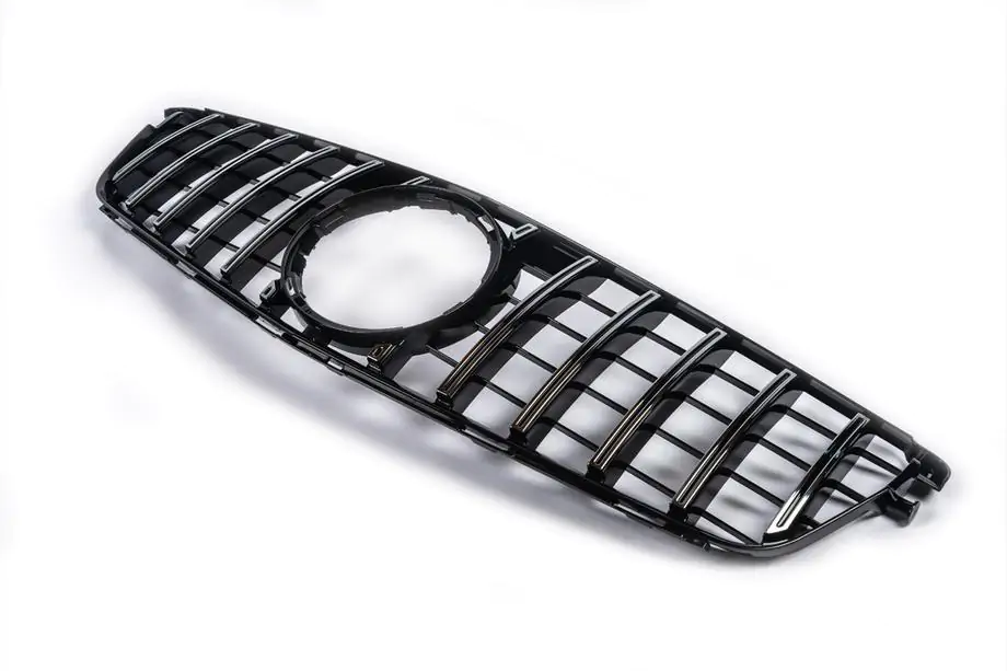 Mercedes C-class W204 2007-2015 гг. Передняя решетка радиатора GT Panamericana Фото 4