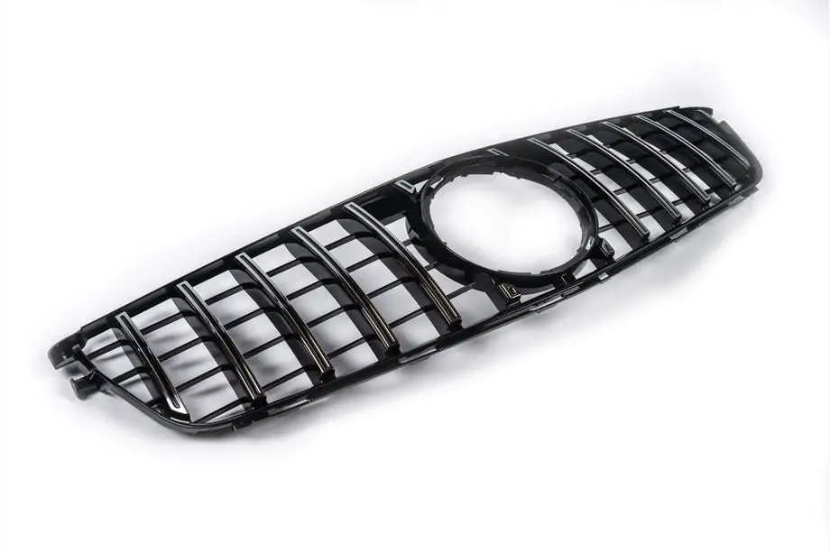 Mercedes C-class W204 2007-2015 гг. Передняя решетка радиатора GT Panamericana Фото 5