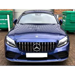 Передняя решетка Panamericana GT (для Avantgarde/AMG-Line/C43 AMG) фото 2