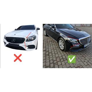 Передняя решетка Diamond (для Classic и Exclusive, 2016-2019) Mercedes E-сlass W213 2016-2023 гг. фото 4