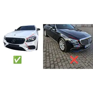 Передняя решетка GT Panamericana (для Avantgarde/AMG-Line/E43 AMG/E53 AMG 2016-2019) фото 4