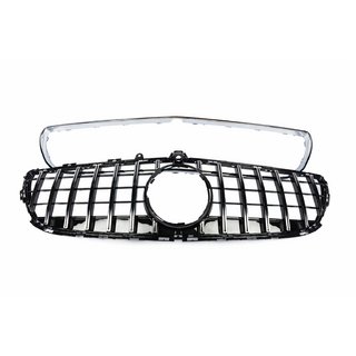Передняя решетка с рамкой 2014-2018 (GT Panamericana) Mercedes CLS C218 2011-2018 гг. фото 4
