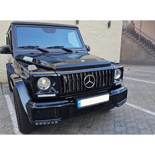 Mercedes G клас W463 Передняя решетка (GT, с хром полосками)