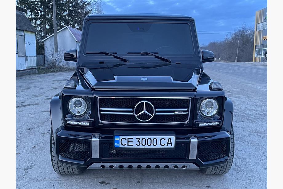 Mercedes G class W463 1990-2018 гг. Передний бампер AMG G63/G65 в сборе G65 (черная сетка) Фото 3